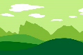 山の風景