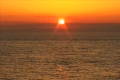 千畳敷の夕陽