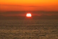 千畳敷の夕陽