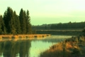 Mist Rising in Morning from Pond
