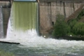 Dam Spillway Pan Down River