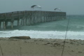 Pier in Storm Conditions