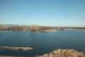 lake from moving train