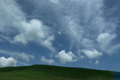 草原と雲