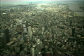 大阪市から海への空撮