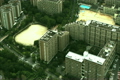 大阪市都島区から福島区への空撮２