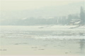 Ice on River 03 cityscape