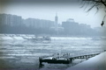Ice on River 38 city stylized
