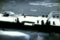 Ice on River 44 dock stylized