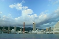 神戸港の夕暮れ