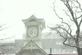 雪の札幌時計台