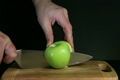 Cutting apple