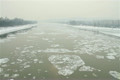 Ice on River Dramatic Scene 29 city