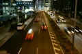 夜の渋谷・交差点(自動車)