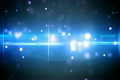 「Particles and optical flares blue loop」の映像素材 [3102367]