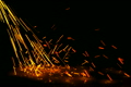 「Falling sparks」の映像素材 [3102376]